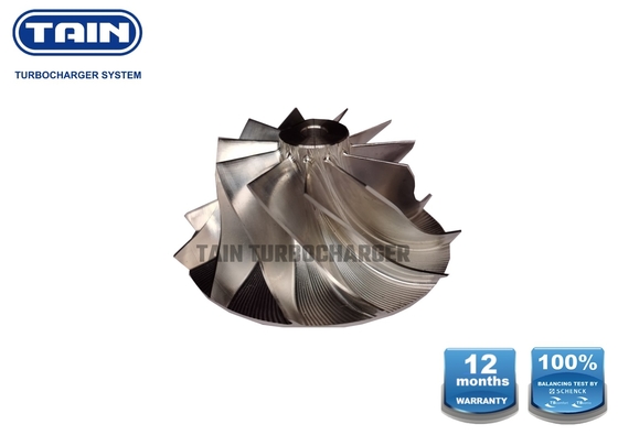 o compressor do boleto de 11blades Upgarde roda TD025 44/48.2mm 31.95mm para o Opel Corsa Astra1.7