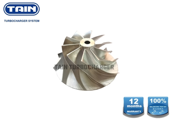 Elevação da roda do compressor do turbocompressor do boleto de 10 lâminas para VW/OCTAVIA TDI 4Motion de Skoda